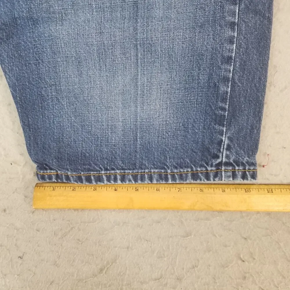 Levi's 569 shorts‎ men's 32x11 relaxed fit blue denim outdoor retro
